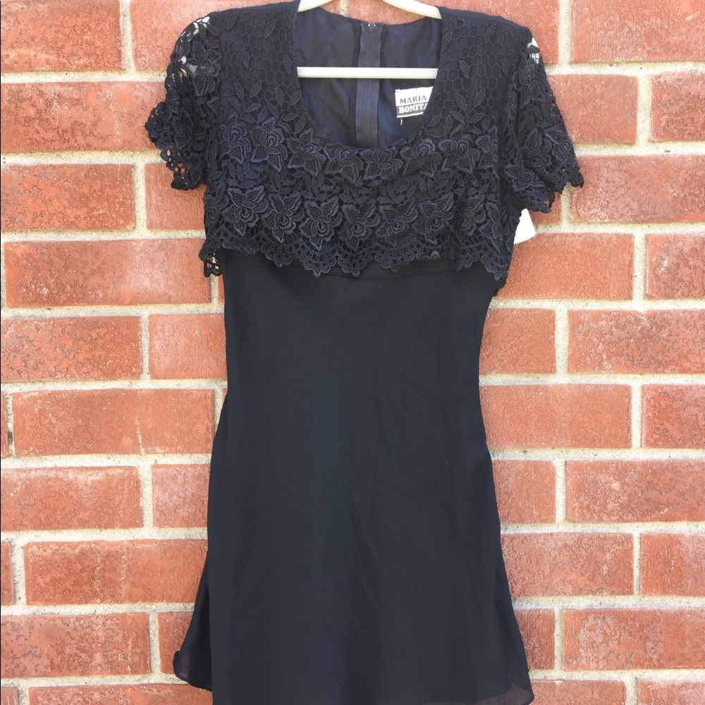 90’s Little Black Dress with Lace